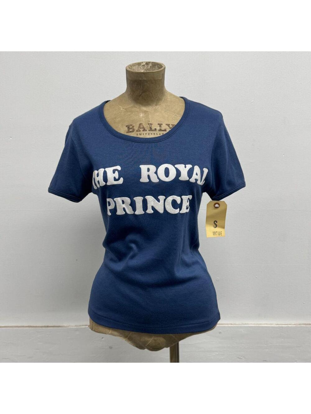 Vintage 1970s Diamond Head Blue "The Royal Prince" Graphic Baby Tee 2